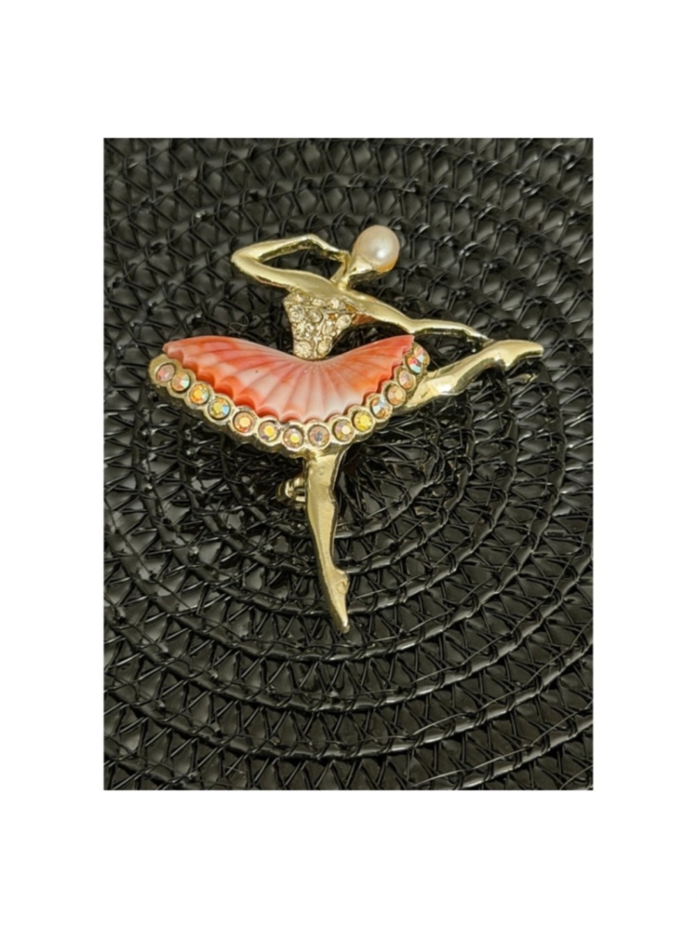 Vintage-style Ballerina Dancer Brooch